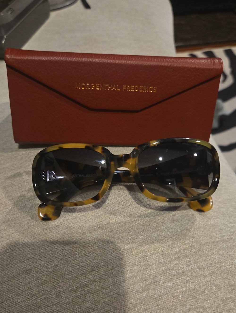 ​Morgenthal Frederics Luxury Tortoiseshell Sunglasses